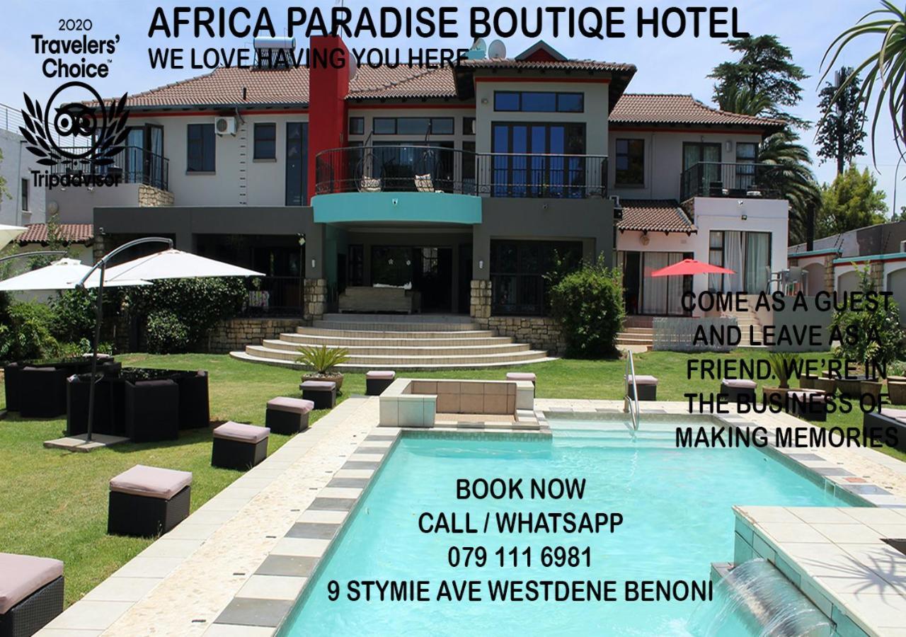 Africa Paradise - Or Tambo Airport Boutique Hotel Benoni Buitenkant foto